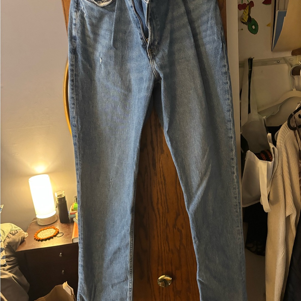 Abercrombie curve love 90s straight ultra high rise jean